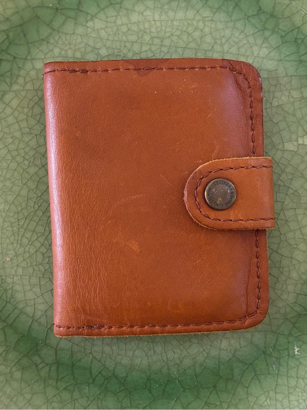 Portland leather goods mini wallet